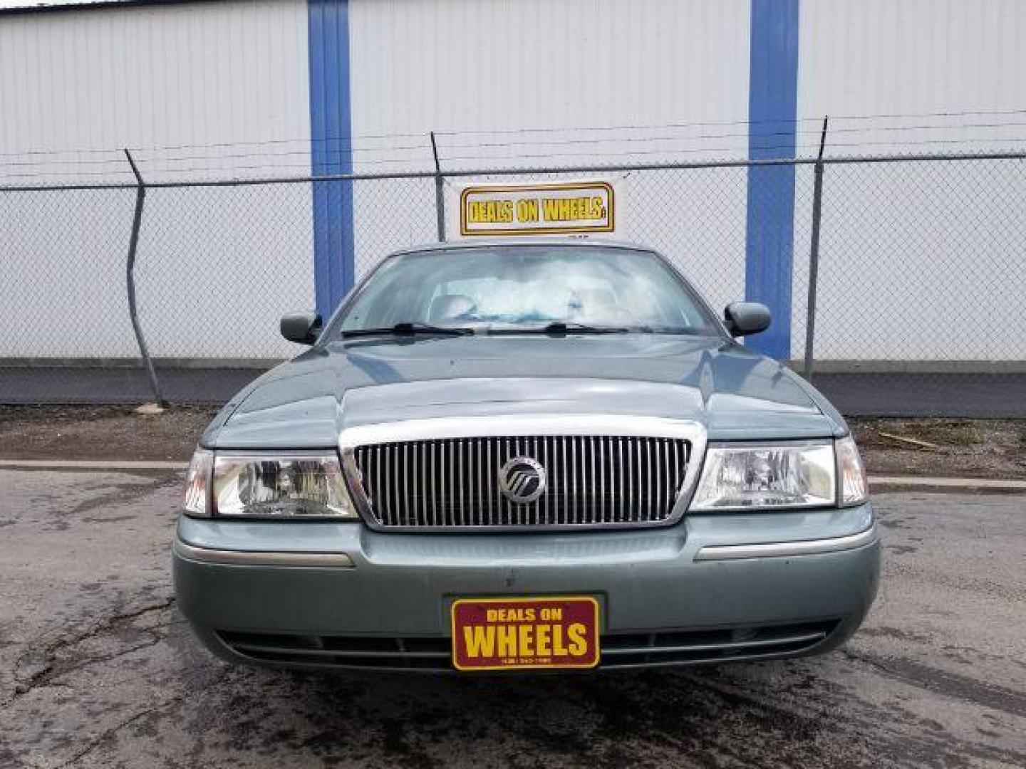 2005 Light Ice Blue Metallic Mercury Grand Marquis LS Ultimate (2MEHM75W25X) with an 4.6L V8 OHC 16V engine, 4-Speed Automatic transmission, located at 1800 West Broadway, Missoula, 59808, (406) 543-1986, 46.881348, -114.023628 - Photo#1