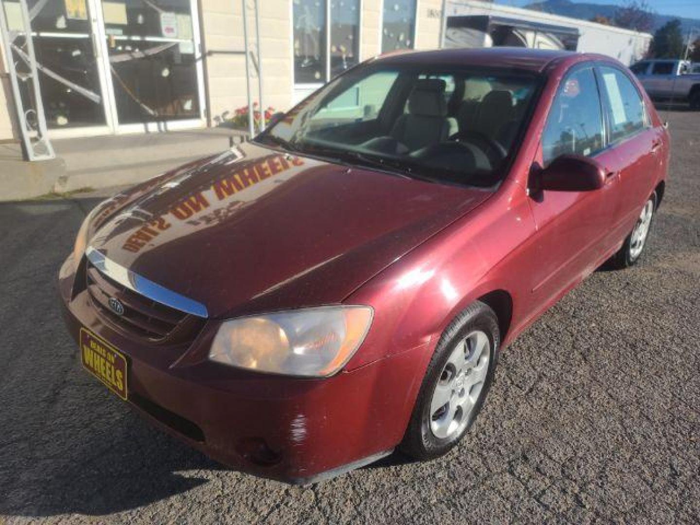 2006 Kia Spectra EX (KNAFE121665) with an 2.0L L4 DOHC 16V engine, located at 1800 West Broadway, Missoula, 59808, (406) 543-1986, 46.881348, -114.023628 - Photo#0