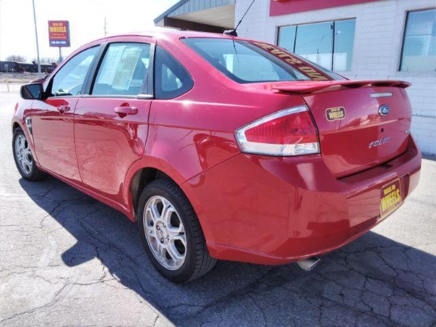 2008 Ford Focus SES Sedan (1FAHP35N98W) with an 2.0L L4 DOHC 16V engine, located at 4047 Montana Ave., Billings, MT, 59101, 45.770847, -108.529800 - Photo#6