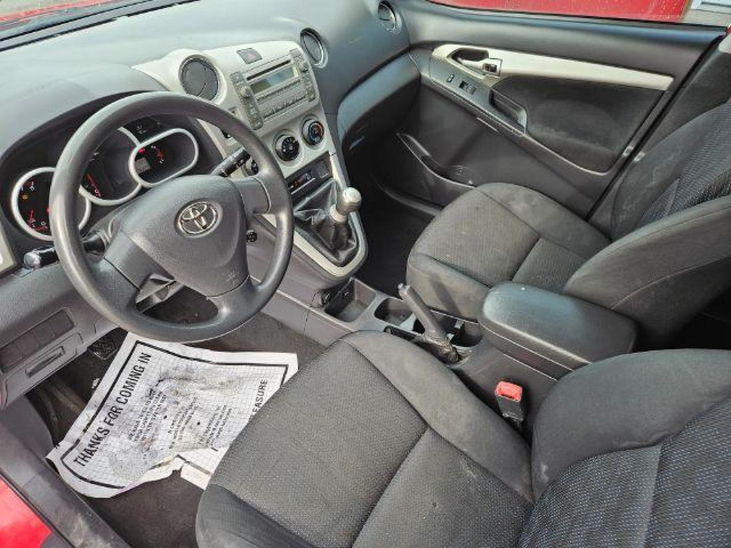 2009 Radiant Red Toyota Matrix Base 5-Speed MT (2T1KU40E09C) with an 1.8L L4 DOHC 16V engine, 5-Speed Manual transmission, located at 601 E. Idaho St., Kalispell, MT, 59901, (406) 300-4664, 0.000000, 0.000000 - Photo#8