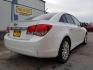 2012 Summit White Chevrolet Cruze Eco (1G1PJ5SC7C7) with an 1.4L L4 DOHC 16V TURBO engine, 6-Speed Automatic transmission, located at 1800 West Broadway, Missoula, 59808, (406) 543-1986, 46.881348, -114.023628 - Photo#4