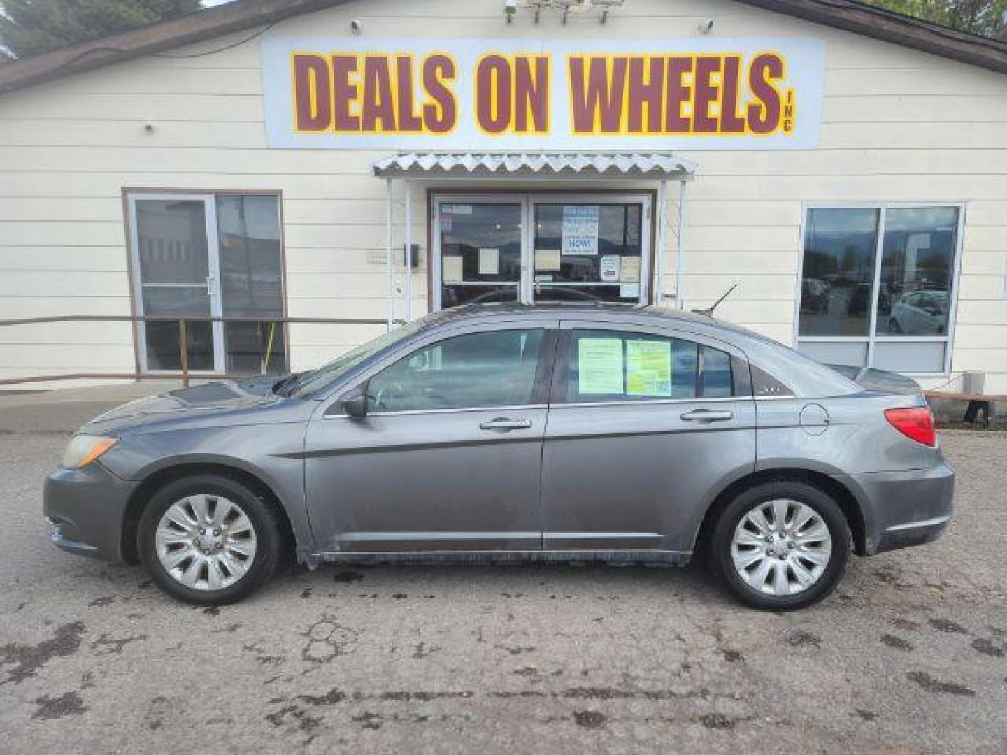 2012 Tungsten Metallic Chrysler 200 LX (1C3CCBAB1CN) with an 2.4L L4 DOHC 16V engine, 6-Speed Automatic transmission, located at 1800 West Broadway, Missoula, 59808, (406) 543-1986, 46.881348, -114.023628 - Photo#5