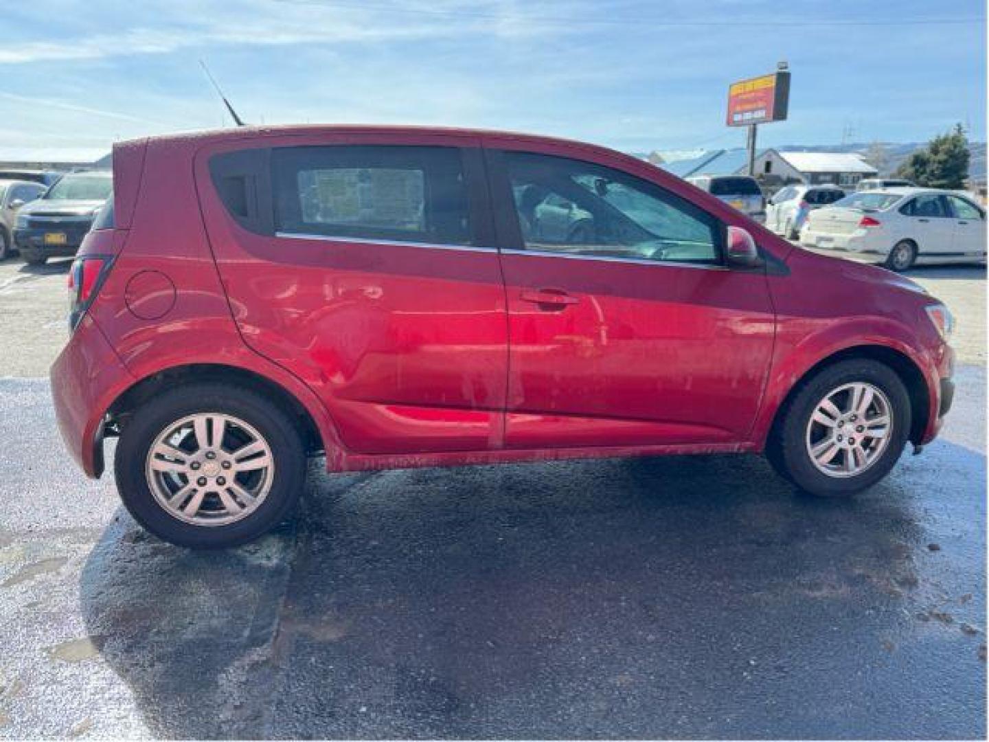 2013 Chevrolet Sonic LT Auto 5-Door (1G1JC6SB7D4) with an 1.4L L4 DOHC 24V TURBO engine, 6-Speed Automatic transmission, located at 601 E. Idaho St., Kalispell, MT, 59901, (406) 300-4664, 0.000000, 0.000000 - Photo#3