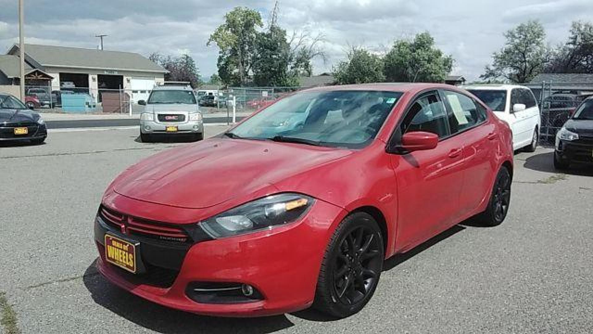 2013 Dodge Dart SXT (1C3CDFBHXDD) with an 1.4L L4 DOHC 16V TURBO engine, located at 1800 West Broadway, Missoula, 59808, (406) 543-1986, 46.881348, -114.023628 - Photo#0