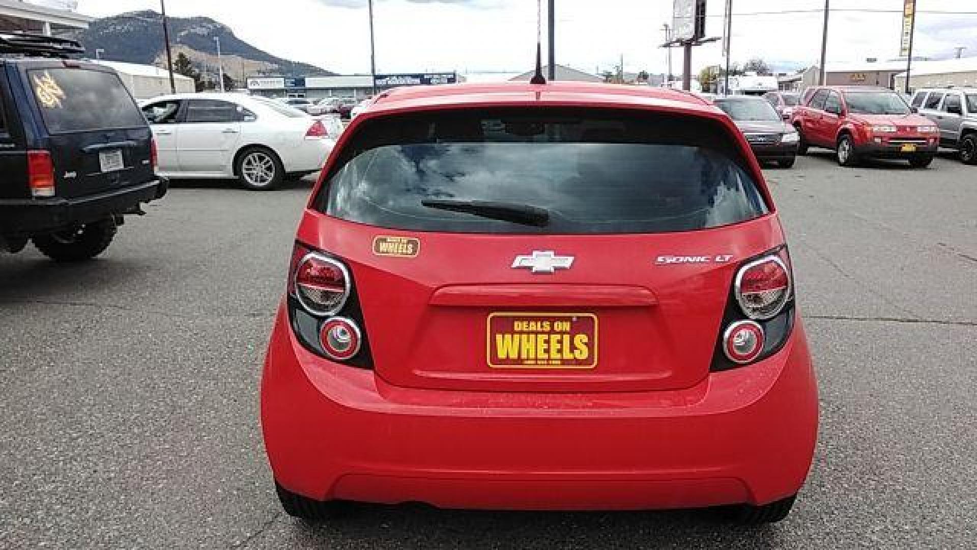 2014 Chevrolet Sonic LT Auto 5-Door (1G1JC6SH6E4) with an 1.8L L4 DOHC 24V engine, 6-Speed Automatic transmission, located at 1821 N Montana Ave., Helena, MT, 59601, 0.000000, 0.000000 - Photo#5