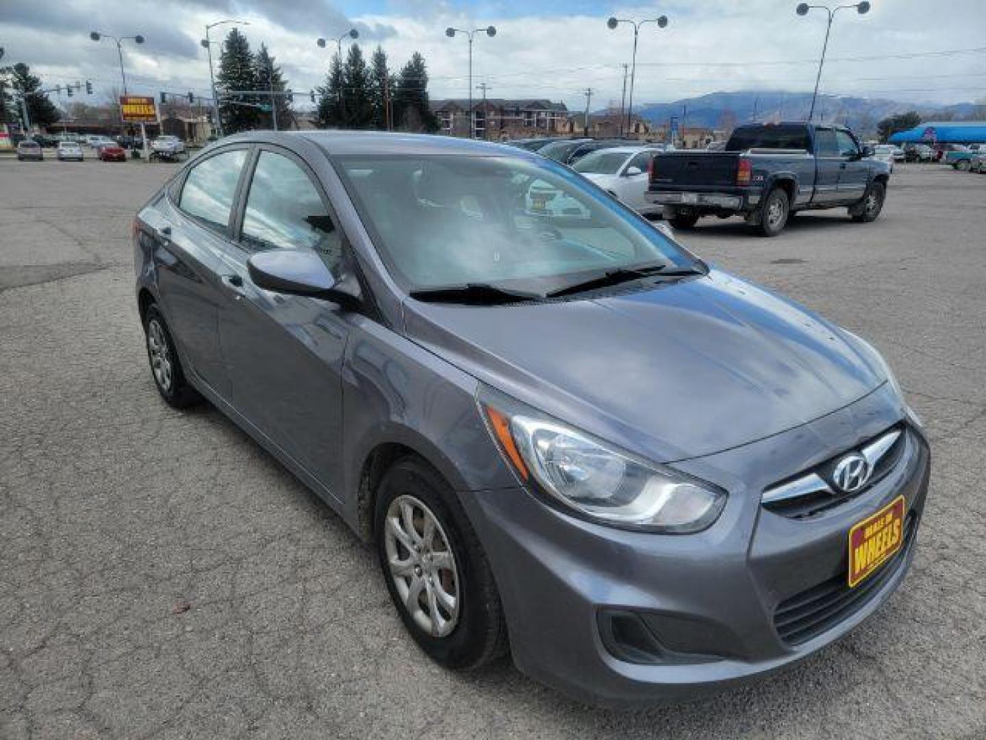 2014 Hyundai Accent GLS 4-Door (KMHCT4AE6EU) with an 1.6L L4 DOHC 16V engine, located at 1800 West Broadway, Missoula, 59808, (406) 543-1986, 46.881348, -114.023628 - Photo#3