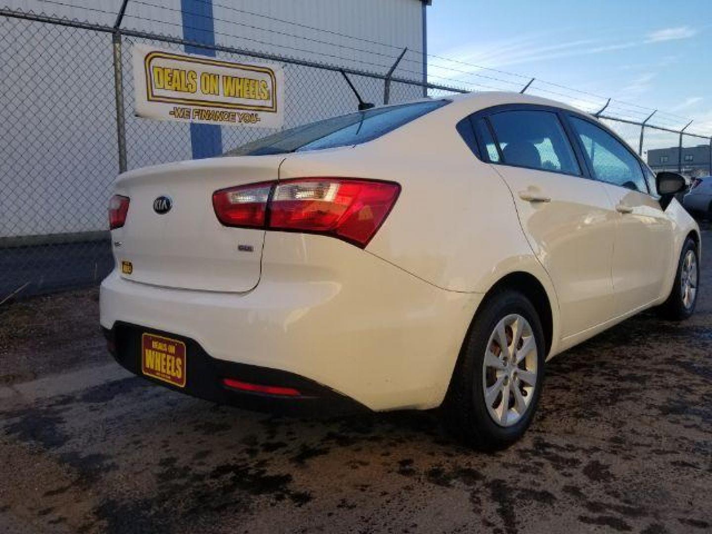 2014 Kia Rio LX (KNADM4A37E6) with an 1.6L L4 DOHC 16V engine, located at 1800 West Broadway, Missoula, 59808, (406) 543-1986, 46.881348, -114.023628 - Photo#4