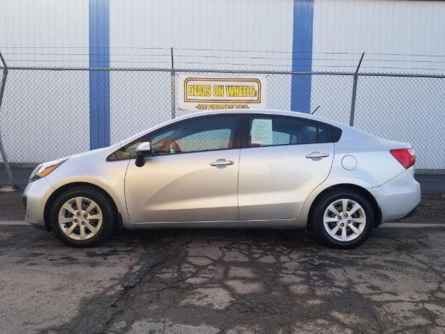 2015 Kia Rio LX (KNADM4A34F6) with an 1.6L L4 DOHC 16V engine, located at 4047 Montana Ave., Billings, MT, 59101, 45.770847, -108.529800 - Photo#13