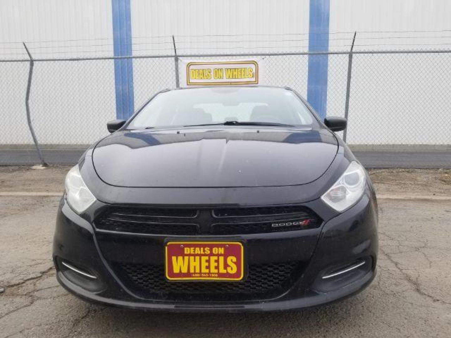 2016 Black Dodge Dart SE (1C3CDFAA7GD) with an 2.0L L4 DOHC 16V TUR engine, located at 601 E. Idaho St., Kalispell, MT, 59901, (406) 300-4664, 0.000000, 0.000000 - Photo#1