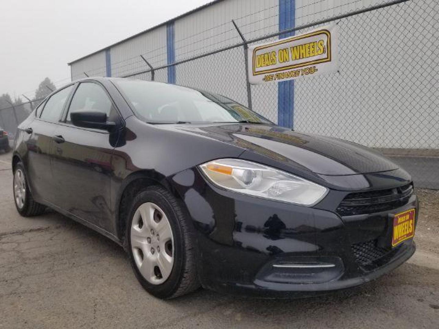 2016 Black Dodge Dart SE (1C3CDFAA7GD) with an 2.0L L4 DOHC 16V TUR engine, located at 601 E. Idaho St., Kalispell, MT, 59901, (406) 300-4664, 0.000000, 0.000000 - Photo#2